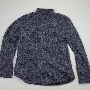 Men's Medium Floral Button-Down